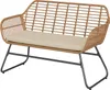 home24 Loungeset - 4-teilig - Polyrattan / Polyester - Produktbild-Vorschau 3