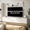 HOMCOM Wohnwand Wohnzimmer mit Wandregal und Produktbild-Vorschau 5