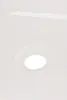 A close-up shot of a recessed light fixture in a white ceiling. Produktbild-Vorschau