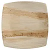 100 Teller, Palmblatt pure 26 cm x 26 cm natur QUADRATO Produktbild-Vorschau 1