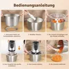 FATABETA Gemüseschneider mit 500 W, zwei 2 L Schüsseln Produktbild-Vorschau 8