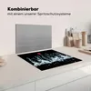 KitchenYeah® Krycí deska na sporák bobule - voda - černá - Náhled obrázku produktu 3