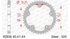 AFAM Kettenrad Stahl Standard - 525 Produktbild-Vorschau 2