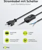 Euro Netzkabel mit Schalter Eurostecker  abisolierte Produktbild-Vorschau 9