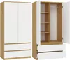 Szafa Malwa SS-90 dąb artisan / biała z szufladami Podgląd zdjęcia produktu 1