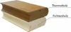 Fjordholz Fass-Sauna Modell Quadro 240 cm Produktbild-Vorschau 3