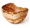 Große Obstschale aus Olivenholz, Naturrand 22 cm Produktbild-Vorschau 5