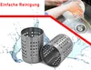 2x Besteckhalter Edelstahl Besteckkorb Abtropfkorb Besteck Produktbild-Vorschau 4