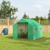Tunnelgewächshaus 2 x 3 m (6 m²) mit Rolltor, 4 Fenstern – Produktbild-Vorschau 4