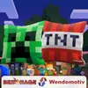 Minecraft Kissen Creeper & TNT 40x40 cm Kuschelkissen Produktbild-Vorschau 6