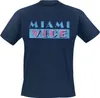 Miami Vice T-Shirt Herren Miami Vice Distressed Logo navy Produktbild-Vorschau 2