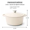 Gusseisen broodpan - hoogwaardige geëmailleerde pan van 26 Productafbeelding-voorbeeld 6