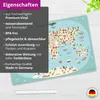 Schreibtischunterlage für Kinder – abwaschbar – Weltkarte Produktbild-Vorschau 3