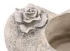 Novaliv Grabschmuck I Herz Rose I Grau I inkl. LED Produktbild-Vorschau 5