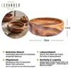 Holzschale Akazie 15x4,5cm rund Holz Schale Obstschale Deko Produktbild-Vorschau 2
