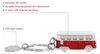 BRISA VW Collection - T1 Bulli Bus Schlüsselanhänger 3D Produktbild-Vorschau 2