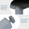 CASARIA® Salon de jardin aluminium 8 personnes table Voir les images du produit 2