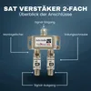 Divisore satellitare TronicXL a 2 vie, amplificatore da 40 Anteprima dell’immagine prodotto 2