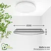 LED Deckenlampe 29cm Rund Lampe Deckenleuchte 8W Wohnzimmer Produktbild-Vorschau 7