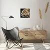Wanduhr - Quadrat - Glasuhr - Tiere Leopard wilde Katze Produktbild-Vorschau 6