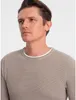 OMBRE Pullover Baumwolle V-1 Regular Fit OM-SWSW-0103 brown Produktbild-Vorschau 11