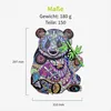 ACROPAQ - Holzpuzzle Panda A4 - 150 Teile, 210 x 297 mm - Produktbild-Vorschau 6