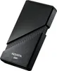 A black ADATA SSD external hard drive is shown against a white background. Voir les images du produit