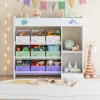 Dětský regál "Farusa" s 9 skládacími boxy 80 x 90 x 30 cm Náhled obrázku produktu 2