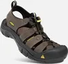 A single brown KEEN sandal is shown against a white background. Produktbild-Vorschau