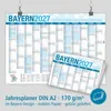 itenga Jahresplaner Bayern 2027 Wandkalender DIN A2 (59,4 x Produktbild-Vorschau 2