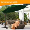 Jopassy Sonnenschirm 350cm Balkon Strandschirm Gartenschirm Produktbild-Vorschau 5