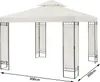 Pavillon Lorca 3x3 m métal toile hydrofuge protection UV Voir les images du produit 2