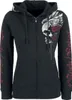 Rock Rebel by EMP Damen schwarze Kapuzenjacke mit Produktbild-Vorschau 2