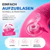 Opblaasbare flamingo zwemring, diameter 110 cm – Zwemring Productafbeelding-voorbeeld 2
