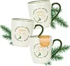 Weihnachtstassen 3er Set Frohes Fest, Kaffeetassen 360 ml Produktbild-Vorschau 1