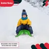 KOTARBAU® Luge Enfant Plastique Vert Traineau Enfant Luge à Voir les images du produit 2