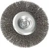 KOTARBAU® Schijfborstel 120 mm met ronde schacht gegolfd Productafbeelding-voorbeeld 1