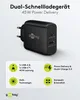 45 W USB-C PD GaN Dual-Schnellladegerät schwarz Produktbild-Vorschau 10