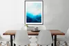 MuchoWow® Gerahmtes Poster Farbe - Meer - Blau - Abstrakt - Produktbild-Vorschau 3