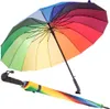 Verk 25015 Großschirm Regenbogenschirm robust Automatik Produktbild-Vorschau 1
