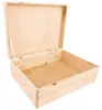 Creative Deco XL Houten Doos Opberg-Kist, 40 x 30 x 14 cm Productafbeelding-voorbeeld 1