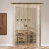 Fadenvorhang Balkontür Insektenschutz 100x245 braun LEONORA Produktbild-Vorschau 8