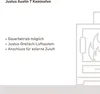 Justus Austin 7 Kaminofen Stahl Schwarz / Speckstein Produktbild-Vorschau 5