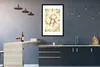MuchoWow® MuchoWow® Gerahmtes Poster Affe - Blumen - Produktbild-Vorschau 5