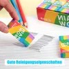 10 gommes à effacer arc-en-ciel de la marque BUNTER, Voir les images du produit 4