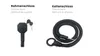 2-in-1 Kettenschloss & Rahmenschloss für E-Scooter/Bikes Produktbild-Vorschau 2