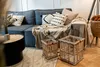 Plaid Uni di Flanell - lino 180 × 230 cm - atmosfera Anteprima dell’immagine prodotto 4
