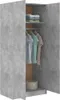vidaXL Szafa betonowa szara 80x52x180 cm materiał Podgląd zdjęcia produktu 18