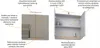 Szafka z lustrem 60x16x75cm biała/dąb LED chrom Omeble Podgląd zdjęcia produktu 6