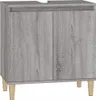 vidaXL Umývadlová skrinka Grey Sonoma 58x33x60 cm Drevo Náhľad obrázku produktu 1